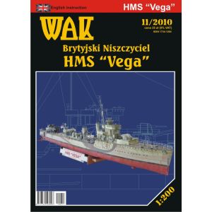 British destroyer HMS Vega