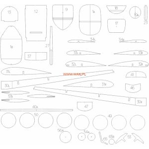 Lasercut Set for Morane-Saulnier 406C1
