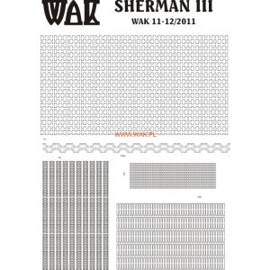 Lasercut Set tracks for Sherman Mk.III