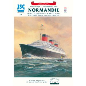 French Passenger Liner Normandie 1/250