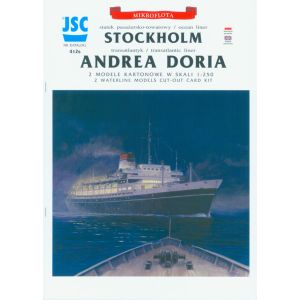 Exclusive model - Passenger liner Andrea Doria & Stockholm 1/250