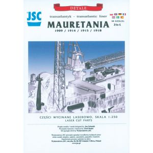Lasercutset for RMS Mauretania 1/250