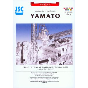 Lasercutset details for Yamato 1/250