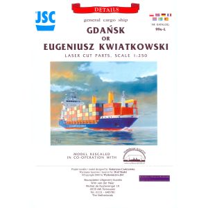 Lasercutset details for Eugeniusz Kwiatkowski / Gdansk 1:250
