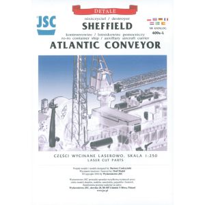 Lasercutset details for Sheffield / Atlantic Conveyor 1/250