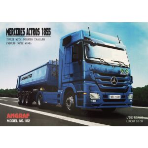 Mercedes Actros 1855 with tipper trailer