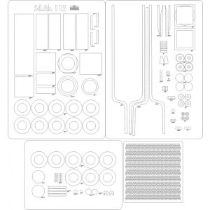 Lasercut Set frames and details for Sd.Ah. 115
