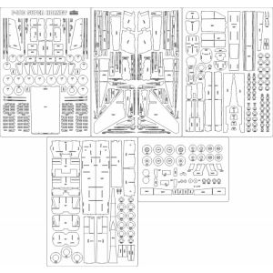 Lasercut Set frames for F/A-18 E