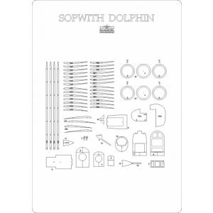 Lasercut Set frames for Sopwith Dolphin