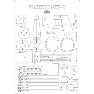 Lasercut Set frames for HUP-2