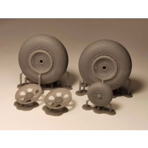 Wheels 3D print for P-47D-25