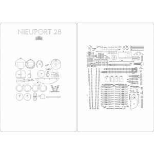 Lasercut Set frames for Nieuport 28
