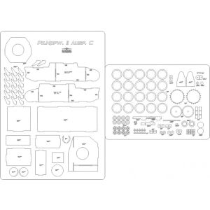 Lasercut Set frames AND details for Pz.Kpfw. II Ausf. C